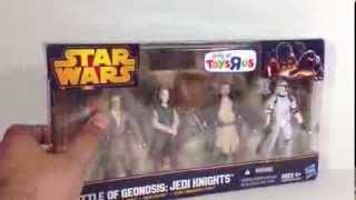 Battle of Geonosis Jedi Knights Part 1  Action Figure Review [upl. by Gobert]