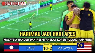 🔴GEMPARKAN ASEAN DINI HARI  LAOS U17 10 VS MALAYSIA U17 2  Asean Cup Qualifiers U17 2025 [upl. by Psyche514]