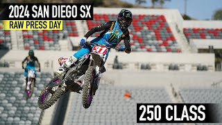 2024 San Diego SX ft Smith Nicoletti DiFrancesco amp More  Press Day Raw [upl. by Cato]