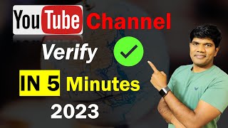 How To VERIFY YouTube Channel Phone amp ID Verification 2023 [upl. by Haleemak361]