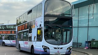 BJ12 VXCFirst Essex 2012Reg Volvo B9TL Wright Eclipse Gemini 2Ex First London [upl. by Lauer]