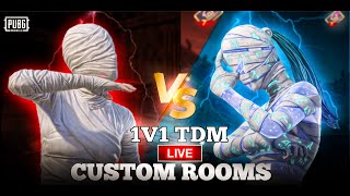 PUBG MOBILE 1V1 TDM ROOM LIVE  PUBG MOBILE LIVE CUSTOM ROOMS  RP ampUC GIVEAWAYS pubgmobile 1v1tdm [upl. by Aslam641]