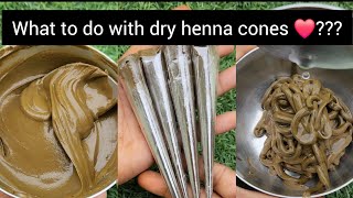 🤔How to fix old and dry mehndi cones❤️ At home🏡 mehndi cones❣️design henna mehndi conetips thinner [upl. by Marvin879]