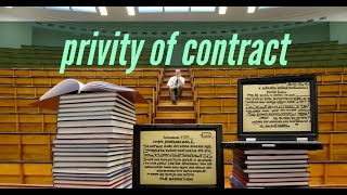 Privity of Contract [upl. by Debby]