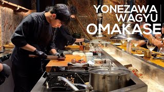 237 Incredible A5 Yonezawa Wagyu Beef Dinner Omakase  Homura Wagyu Omakase  Vlog  4K [upl. by Ulita610]