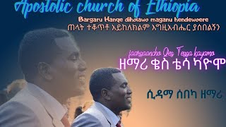 faarsaancho Qes Tessa Kaayyamobargaru hanqe diholawo maganu hedewoere Apostolic church of Ethiopia [upl. by Quint]