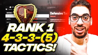 THE BEST RANK 1 META 4335 FORMATION amp CUSTOM TACTICS FOR EAFC 24 ULTIMATE TEAM [upl. by Adnarahs32]