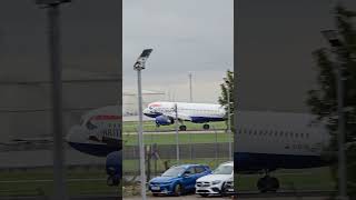 British Airways A320 landing at LHR Runway 09L ✈️🇬🇧 PlaneSpotting LHR BritishAirways Heathrow [upl. by Alphonse]