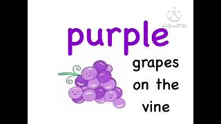 Color PURPLE Color Purple Song Kindergarten [upl. by Macmullin]