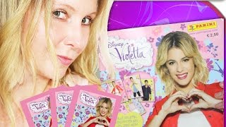 VIOLETTA Sticker Unboxing Panini  10 Booster Opening [upl. by Nodnelg]