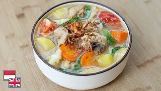 Resep SUP AYAM Favorit Satu Keluarga Sehat Tetap Gurih [upl. by Highams844]