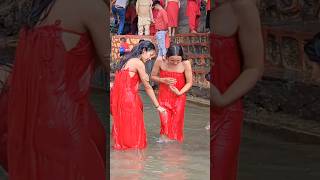 Ganga Snan Salinadi • गंगा स्नान सालिनदि shorts salinadi gangasnan haridwar youtubeshorts [upl. by Mellitz]