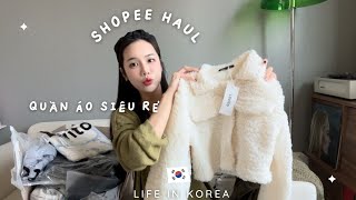 Shopee haulSăn sale quần áo giá siêu rẻ 100K DU HỌC SINH HÀN QUỐC ♡ Rin Go [upl. by Lenno]