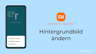 StartbildschirmHintergrundbild ändern  Xiaomi Android 14  HyperOS 1 [upl. by Aisad]