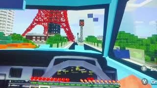 Minecraft Driving Around in Tokyo [upl. by Namaj]