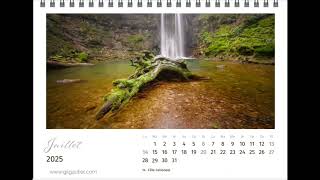 Calendrier Cascades 2025 [upl. by Junia]