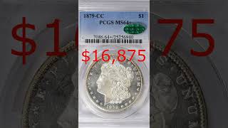 Rare 1879 CC Morgan Dollar Sells for 16000 [upl. by Niar268]