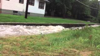 Imhoff Creek Flooding May 19 2015 [upl. by Airlia]