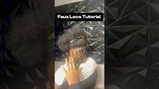 How to Faux Locs  Soft Locs  Knotless Method 🔥 [upl. by Zoldi]