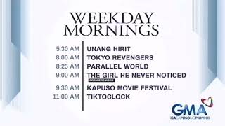 GMA Schedule Weekday Mornings August 5 2024 [upl. by End620]