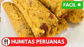 🇵🇪 HUMITAS DULCES PERUANAS SIN HOJAS DE CHOCLO  PASO A PASO [upl. by Asilam]