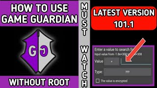 How to install and use game guardian without root  2022 [upl. by Eeluj]