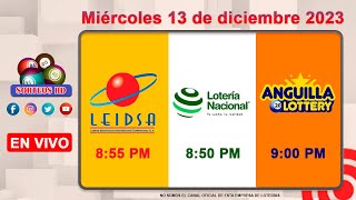 Lotería Nacional LEIDSA y Anguilla Lottery en Vivo 📺│Miércoles 13 de diciembre 2023  855 PM [upl. by Anaiuq]