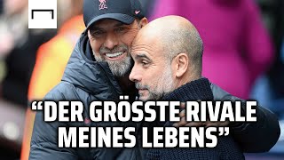 Emotionaler Guardiola huldigt Klopp im großen Stil quotKann jetzt besser schlafenquot  Manchester City [upl. by Mendelson]