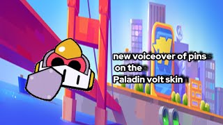 🎧voiceover of pins for Paladin volt skinозвучка пинов для скина Paladin volt 🎧 [upl. by Ycinuq]