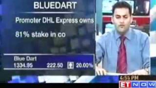 Blue Dart to buy back DHL shares at Rs17001800 per share [upl. by Dnomaj]