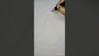 Fashion illustration portfolio fashion illustration portfolio portrait art shorts youtube [upl. by Idzik]