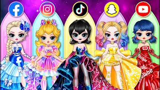 Whats the BEST Prom Dress Social Media Trend for Elsa Ladybug amp Harley Quinn [upl. by Jamnes67]