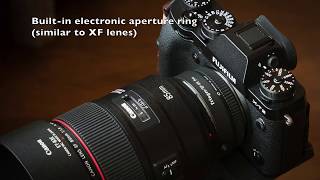 Fringer EFFX adapter electronic aperture ring demo [upl. by Mukul]