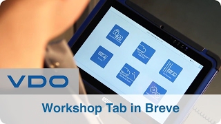 VDO Workshop Tab in breve  Il tablet per configurare e calibrare i tachigrafi [upl. by Rajewski960]