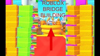 ROBLOX BRIDGE BUILDING [upl. by Anaihsat]