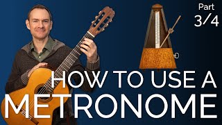 How to Use a Metronome 34  Subdivisions [upl. by Llertnac343]