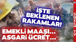 Asgari Ücret ve Emekli Maaş Zammında 6 Uzman İsim Rakam Verdi İşte Muhtemel Zam Oranı [upl. by Attelrak402]