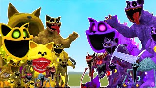 ALL NEW CATFEINE vs ALL NEW CATNAP FROWNING SMILING CRITTERS POPPY PLAYTIME CHAPTER 3 In Garrys Mod [upl. by Rufina421]