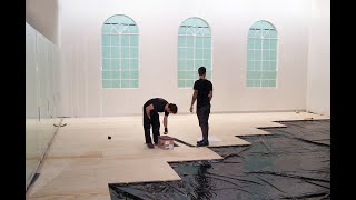 Sprung Dance Floor Installation by Show Works [upl. by Ayenet]