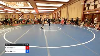 145 Kg Round Of 32  Christopher Creason Wrestling Prep  Virginia Vs Bode Marlow Young Guns Wre [upl. by Atinel]