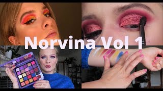 Norvina Pro Pigment Vol 1 Paleti Deniyorum [upl. by Durno]