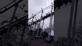 Me on Accelerator at Drayton Manor theme park draytonmanorthemepark rollercoaster [upl. by Arutak]