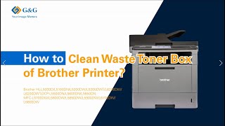 How to Clean Waste Toner Box of Brother HLHL L5000D L5100DN L5200DW L6200DWPrinter [upl. by Abisia285]