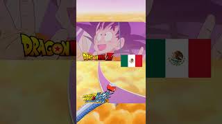 latino vs castellano doblaje dragonball goku [upl. by Oflodor]