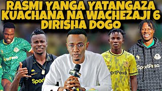 Rasmi Yanga Yatangaza Majina Ya Wachezaji 6 Wanaotemwa Dirisha Dogo [upl. by Netsirc553]