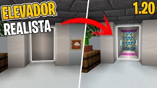 Como Hacer el Mejor AscensorElevador en Minecraft BedrockPE [upl. by Max6]