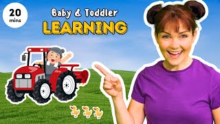 Toddler Learning 🐷 Learn Farm Sounds amp Nursery Rhymes For Toddlers 🐮 [upl. by Onder]