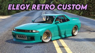 GTA 5 Annis Elegy Retro Custom Customisation  Clean Elegy Retro Build [upl. by Llerrad552]