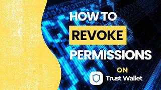 How To Revoke Permissions on Trust Wallet [upl. by Gibbeon]