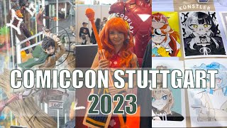 ComicCon Stuttgart 2023 ♡ Cosplays Merch und Künstlerstände [upl. by Richella]